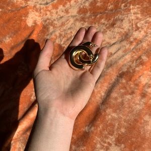 ✨ Fabulous Chunky Gold Hoops